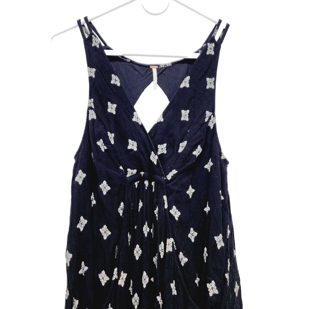 Free People Dress Womens Sleeveless Black & White Print Rayon Blend Size S - Picture 6 of 13